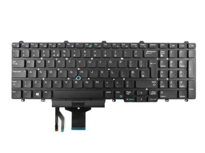 Dell Precision 7720 7520 3520 3530 UK English Layout Keyboard with £ 0JX78 - Image 1 of 2