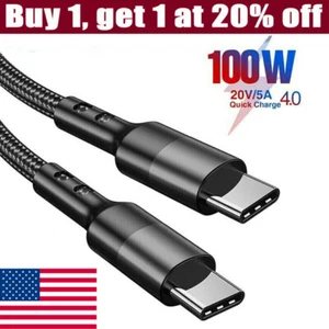 Chargeur Rapide Usb C Vers Usb C Pd 100W Câble Usb De Synchronisation De ~ - Photo 1/15