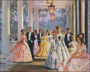 Nadelarbeit Handwerk Stickerei zum Selbermachen gezählte Kreuzstich-Sets - Southern Belles - Bild 1 von 5