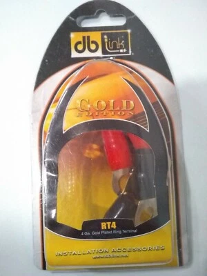 DB Link RT4 4-Gauge Ring Terminal (2 Red and 2 Black) - Image 1 of 4