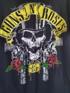 Guns N Roses Rock Band 85 Appetite for Destruction Album T -Shirt Mens Sz Large - Picture 1 of 4
