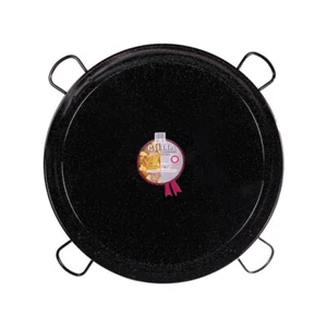 80cm PAN DE PAELLA ESMALTADA PROFESIONAL / CATERING + REGALO MEZCLA DE PAELLA AZAFRÁN - Imagen 1 de 2