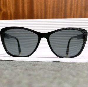 Ladies OSIRIS Glasses Black Cats Eye Frame MOD: 30512160 5001253 & Hard Case - Picture 1 of 20