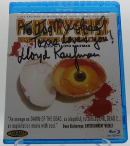 Poultrygeist: Night of the Chicken Dead (Blu-ray) Autographed- Lloyd Kaufman v10 - Bild 1 von 4