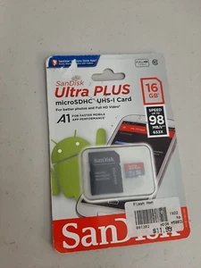Scheda microSDHC UHS-I SanDisk Ultra Plus - Foto 1 di 2