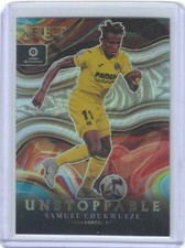 2022-23 SELECT LA LIGA SAMUEL CHUKWUEZE UNSTOPPABLE SILVER PRIZM #24 VILLARREAL