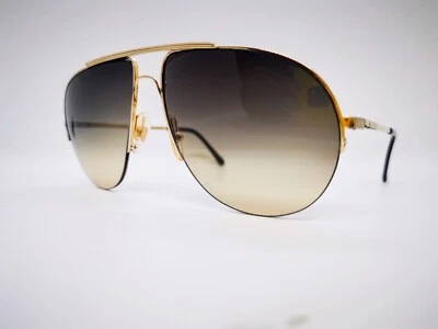 Vintage Carrera 5589 Semi-rimless Aviator Sunglasses. - Image 1 of 4