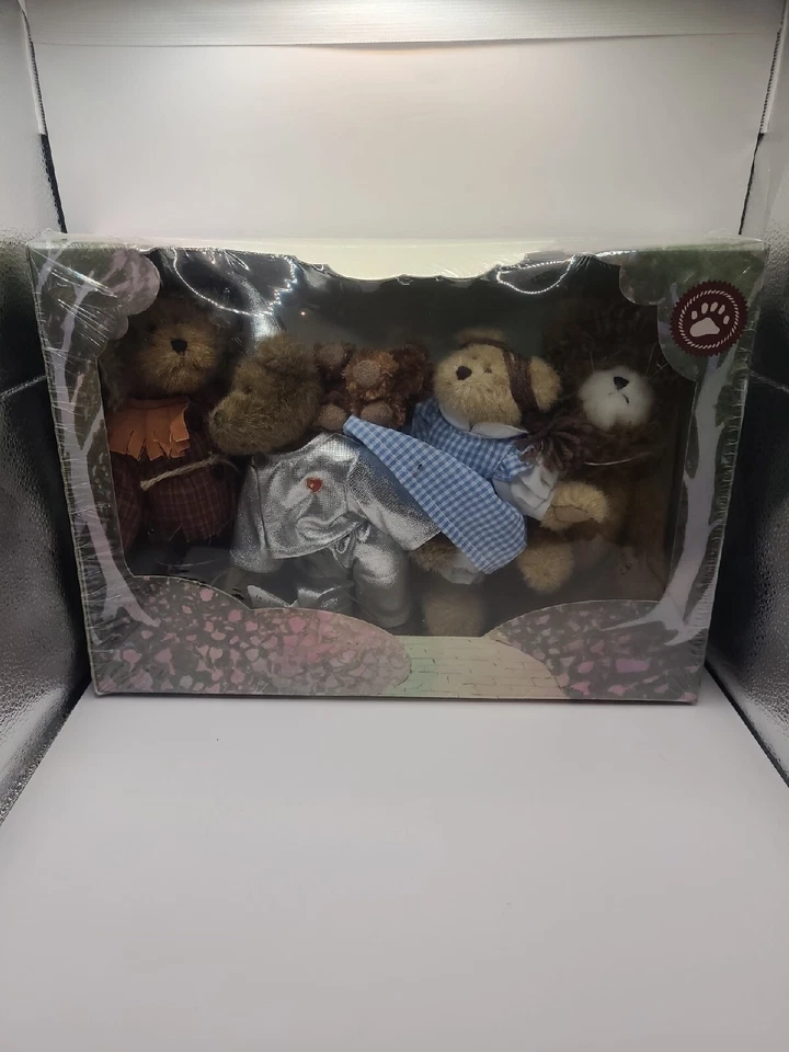 Boyds Bears 2004 Wizard of Oz 4 PC Gift Set Hard to Find Retired NRFB