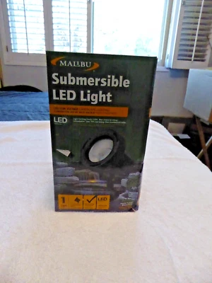 Proyector sumergible LED negro bajo voltaje Malibu8401-3501-01 iluminación exterior Foto 1 de 4