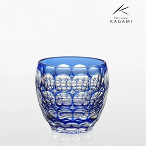 Edo Kiriko Traditional Craftsman Satoshi Nabetani Kagami Crystal - Picture 1 of 5