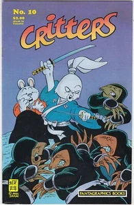 Critters # 10 EARLY USAGI YOJIMBO (Fantagraphics, 1986 Series) March 1987 VF - Picture 1 of 2