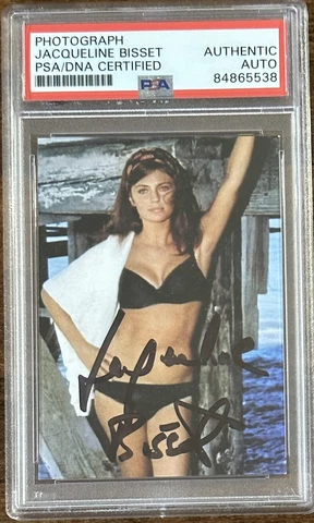 JACQUELINE BISSET SIGNED PHOTOGRAPH AUTOGRAPH PSA DNA COA SEXY BIKINI PICTURE Cover