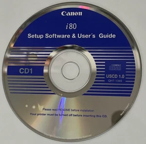 Canon i80 SETUP Software & USER'S GUIDE VERSION 4.22H - Picture 1 of 1