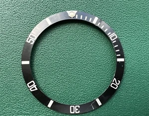 Genuine TRITIUM Rolex Submariner 16610 16610T 16800 Black Bezel Insert #2258 - Picture 1 of 5