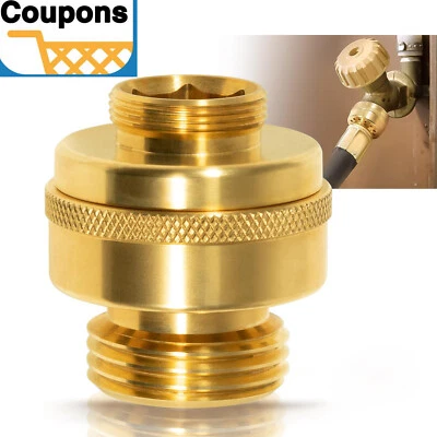 Válvula de retención única para disyuntor de vacío de latón 34HF-BR para bocas de pared Woodford Foto 1 de 4