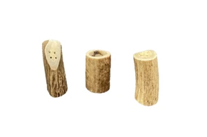 Vintage Deer Antler Toothpick Holder and Salt & Pepper Shakers Set - Picture 1 of 9