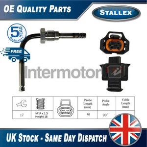 Fits Captiva Antara 2.0 CDTi 2.0 D Exhaust Gas Temperature Sensor Stallex #1 - Picture 1 of 2