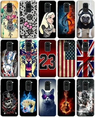 MIXROOM Custodia cover back case in TPU morbida per XIAOMI REDMI NOTE 9 fantasia CD