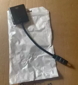 HDMI Male to VGA Female Video Cable Cord Converter Adapter 1080P For Monitor PC - Picture 1 of 4