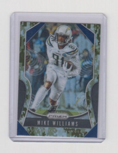 2019 Panini Prizm Mike Williams Camo Prizm #ed 07/25 Chargers 