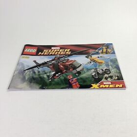LEGO INSTRUCTIONS 6866 Wolverine's Chopper Showdown Manual Booklet Marvel X-Men