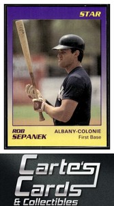 Rob Sepanek 1989 Star Albany-Colonie Yankees #17  New York