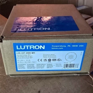 Lutron Dual Technology Ceiling Mount Sensor LOS-CDT-2000-WH - Picture 1 of 2