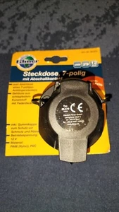 Anhängerkupplung Anhänger Adapter Steckdose 7 Polig PKW KFZ Nebelschlussleuchte - Bild 1 von 3