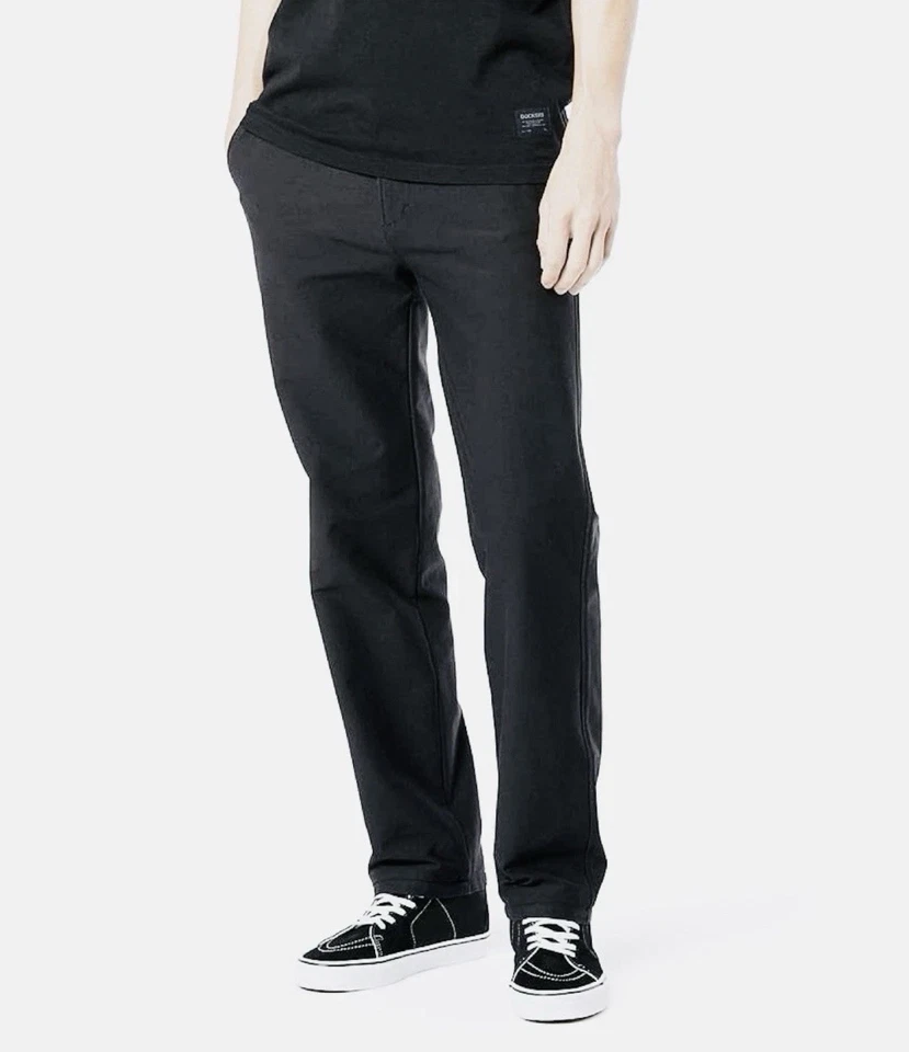 Dockers Comfort Knit Chino Straight Fit Flat Front Pants Charcoal Gray Sz 29x30 - Image 1 of 4