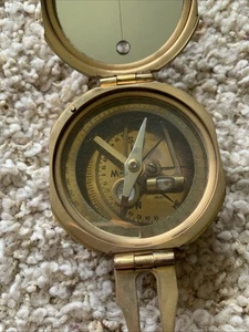 Stanley of London - 3 inch Brass Compass - Picture 1 of 3