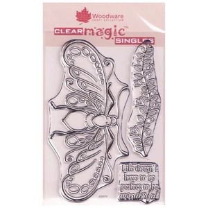 WOODWARE Transparent Stempeln Set Motivstempel Clear Stamps Schmetterling JGS576 - Bild 1 von 3