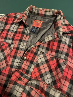 Chaqueta a Presión VINtAGE Big Mac JC Penny Forrada Peso Pesado Franela a Cuadros Abrigo MEDIANO Foto 1 de 4