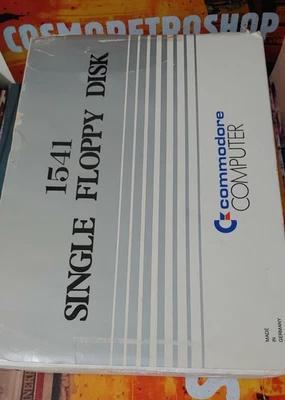 Commodore 1541 Floppy (+ Netzkabel/Disk/Manual/Serial)  OVP works 8bit 0054317 - Bild 1 von 4