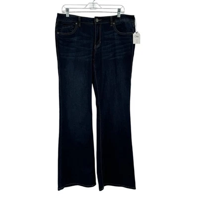 CAbi Zoe Jean Womens SZ 12L Blue Denim Bootcut Everyday Capsule Stretch 749L NEW - Image 1 of 4