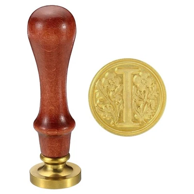 Alphabet I Wax Seal Stamp, Initial Letter Sealing Wax Stamp Retro, Style 2 Foto 1 de 4