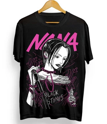 Camiseta Unisex Nana Osaki, Camisa Anime Manga Piedras Negras  Foto 1 de 4