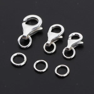 3Set jewelry making accessories lobster clasps 33mm diy key rings bag crafts - Picture 1 of 7