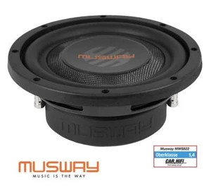 MUSWAY MWS822 FLAT Subwoofer 20cm (8") flacher Woofer 500 Watt - Bild 1 von 9