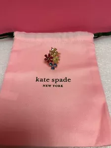Anillo Kate Spade New York First Bloom talla 7 con bolsa antipolvo KS nuevo - Imagen 1 de 12
