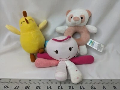 Baby Plush Toy Lot Under the Nile Octopus Carters Bear Manhattan Duck Stuffed - Image 1 of 4