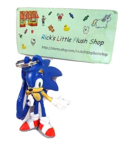 Sonic the Hedgehog Backpack Hanger Blue Figure Keychain Hangars Series 2 - Picture 1 of 3