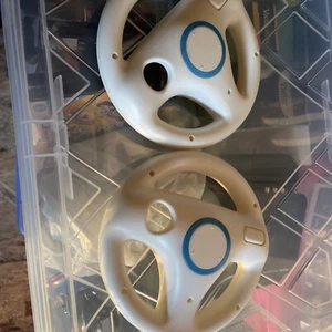 Nintendo Wii Beastron 2x Mario Kart Racing Steering Wheel Remote (7) - Picture 1 of 6
