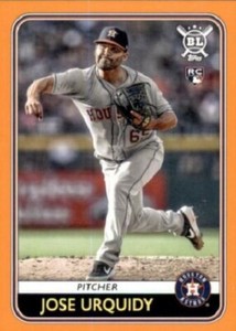 2020 Topps Big League "ORANGE Parallel" Jose Urquidy RC #8
