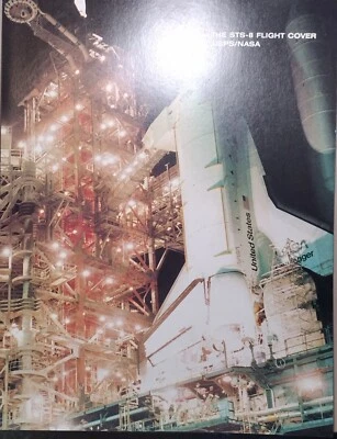 1983 STS-8 Flight Cover In USPS/Nasa Folder Space Shuttle Flight Cover Numbered - Image 1 of 4