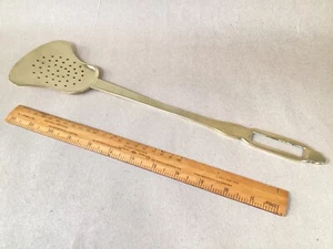 SPÄTVIKTORIANISCHER MESSINGGUSS GLOCKENFÖRMIGER FISCHSCHEIBENSPATEL um 1900 - Bild 1 von 4