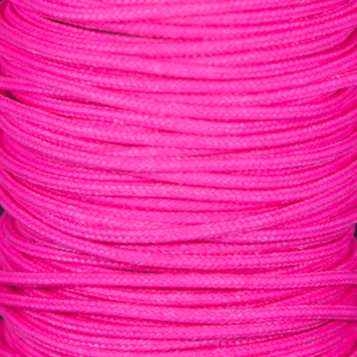 1', 3', 5', 10', 25', 50', 100' Flo Pink D Loop BCY # 24 Rope Material