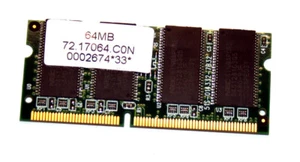 64 MB SO-DIMM 144-pin SD-RAM PC-100 'Acer 72.17064.C0N' - Imagen 1 de 2