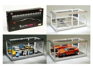 Model LED Showcase USB Powered White for 1:24 & 1:18 Models - Illumicase MJ7710 - Picture 1 of 1