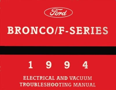 1994 Ford Bronco F-Series Electrical Vacuum Diagnostic Troubleshooting Procedure - Image 1 of 4
