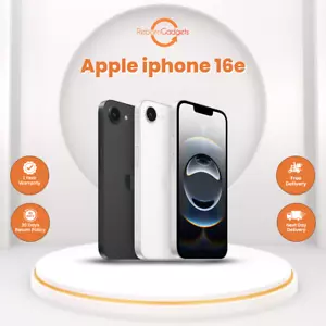 Apple iPhone 16e 5G 128GB Black & White Unlocked iOS Smartphone Brand New Sealed - Picture 1 of 15